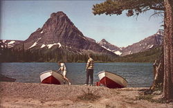 Two Medicine Lake Glacier National Park, MT Postcard Postcard