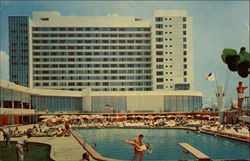 Deauville Hotel Miami Beach, FL Postcard Postcard