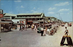 View of the Boardwalk Ocean City, MD Postcard Postcard