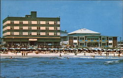 Beach Plaza Hotel, Bo-Con Apartments Ocean City, MD Postcard Postcard