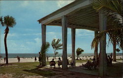 Siesta Key Beach Pavilion Sarasota, FL Postcard Postcard