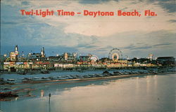 Twi-Light Time - Daytona Beach, Fla Postcard