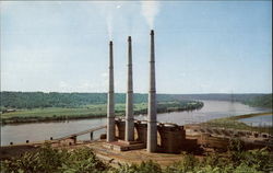 Clifty Creek Plant, Indiana-Kentucky Electric Corporation Madison, IN Postcard Postcard