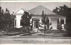 Residence of Mr. & Mrs. Willie J. Gonsoulin New Iberia, LA Postcard Postcard