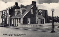 Barbara Fritchie's Home Postcard