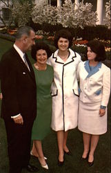 The First Family - Lyndon B. Johnson Presidents Postcard Postcard