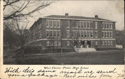 West Chester Public High School Pennsylvania Postcard Postcard