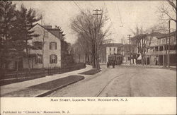 Main Street, Looking West Postcard