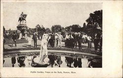 Public Garden, Venus at the Bath Postcard