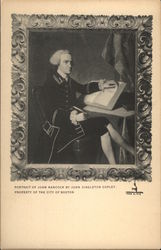 Portrait of John Hancock by John Singleton Copley Art Postcard Postcard