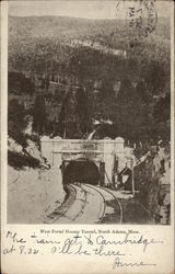 West Portal Hoosac Tunnel Postcard