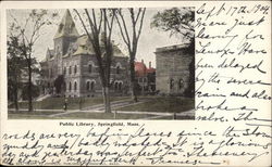 Public Library Postcard