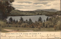 Sunapee Harbor Cove & Mt. Sunapee Postcard