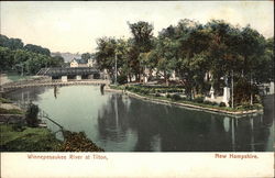 Winnepesaukee River Tilton, NH Postcard Postcard