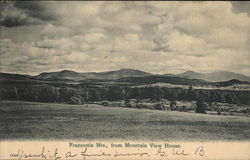 Franconia Mts., from Mountain View House Postcard