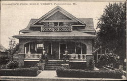 Residence of Fred Noble Wright Federalsburg, MD Postcard Postcard