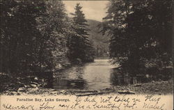 Paradise Bay Lake George, NY Postcard Postcard