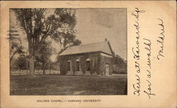 Holden Chapel -- Harvard University Postcard