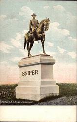 Sniper Monument Postcard