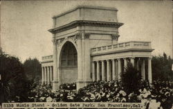 Music Stand, Golden Gate Park Postcard