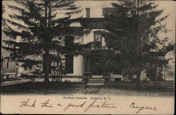 Cortland Hospital Postcard