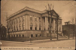 Fort Wayne Public Library Postcard