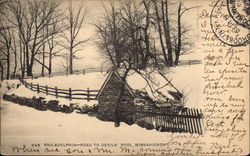 Road to Devils' Pool, Wissahickon Postcard