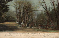 Wissahickon Driveway, Fairmount Park Postcard