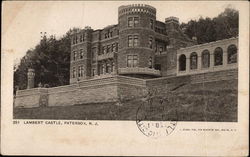 Lambert Castle Paterson, NJ Postcard Postcard