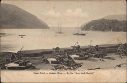 West Point - Hudson River - On the "New York Central" Postcard