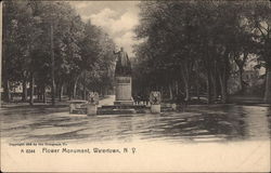 Flower Monument Postcard