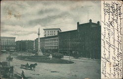 West Bldg., Public Square Postcard