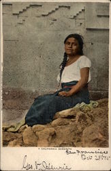 A California Senorita Postcard