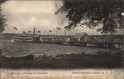 Steamer Landing at Lakewood Postcard