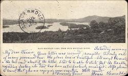 Blue Mountain Lake, from Blue Mountain House Postcard