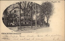 Site of Fort Stanwix Postcard