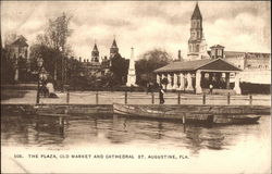 The Plaza, Old Market and Cathedral Postcard