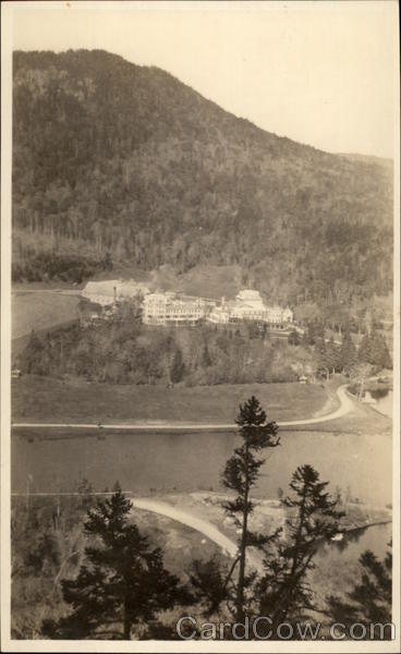 Aerial View of Hotel in Mountains Bretton Woods, NH