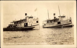 Steamer on Moosehead Lake Postcard