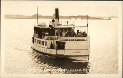 Steamer Sebina, Peak's Island Postcard