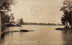 View of Lake Nipmuc Postcard