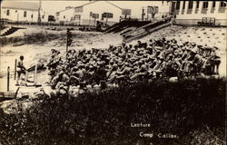 Lecture, Camp Callan Army Postcard Postcard