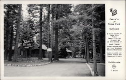 Pomin's Tahoe Park Cottages Postcard