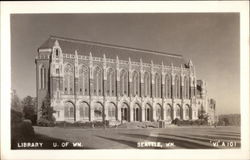 Library, University of Washington Seattle, WA Postcard Postcard