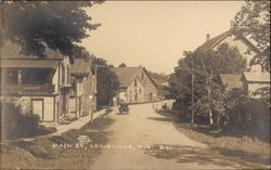 Main Street Louisville, NY Postcard Postcard