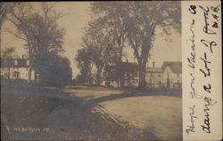 Homes on Main Street Postcard