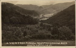 A view from Florida Mountain looking East Postcard