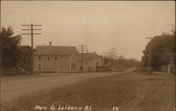 Main St LaFayette, RI Postcard Postcard