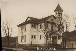 Yoncolla School Yoncalla, OR Postcard Postcard