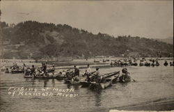 Fishing at Mouth of Klamath River Postcard